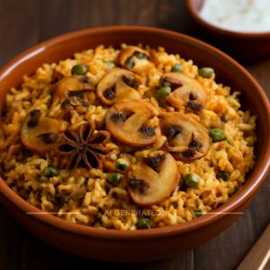 Mushroom Biryani