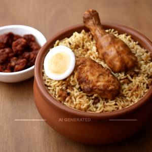 Couple Pack Chicken Handi Biryani