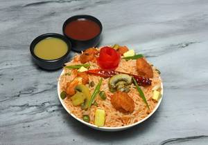 Schezwan Mixed Veg Fried Rice