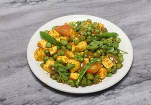 Matar Paneer Dry