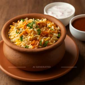 Spl. Mini Veg Handi Biryani