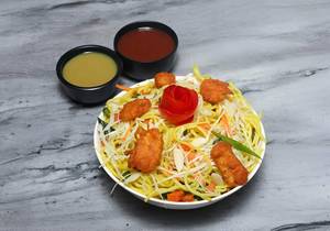Garlic Baby Corn Noodles