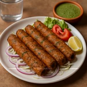 Vegan Seekh Kebab