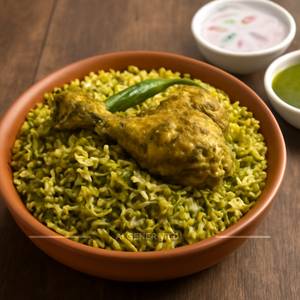 Pachi Mirchi Kodi Biryani