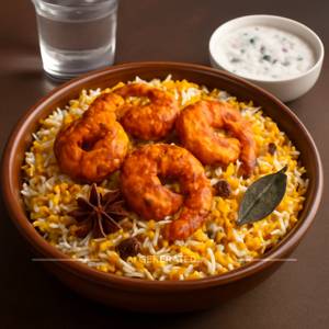 Zafrani Prawn Biryani