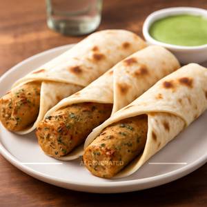 Dhai Roll Kebab