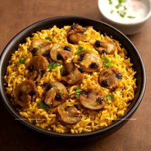 Mushroom Biryani