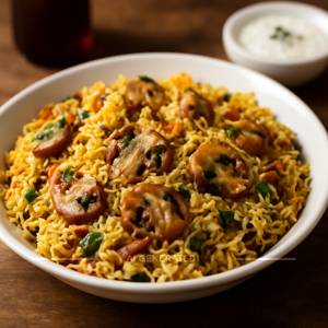 Mushroom Biryani [Full]