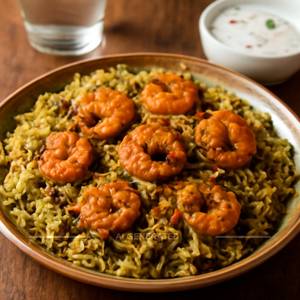 Gongura Prawn Biryani