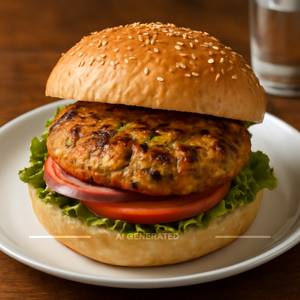 Chicken Kebab Burger