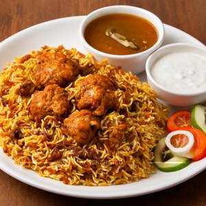 Boneless Chicken Biryani Full