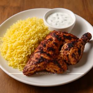 Chicken Chelo Kebab With Zafrani Rice