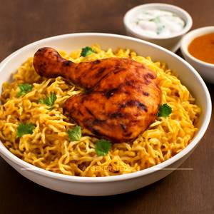 Zafrani Chicken Dum Biryani ....