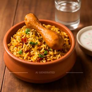 Chicken Biryani Handi