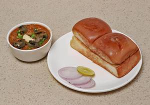 Mushroom Pav Bhaji