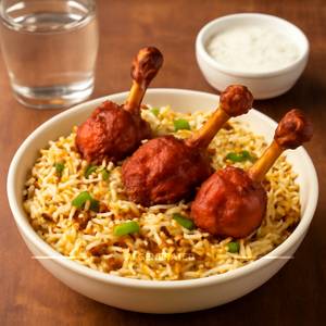 Chicken Lollypop Biryani (3 Pcs)