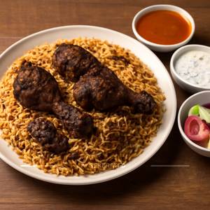 Chicken Black Roast Biryani
