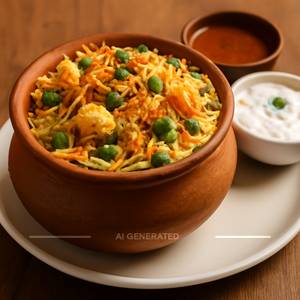 Couple Pack Veg Handi Biryani