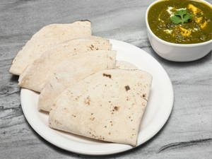 Palak Paneer With 6 Chapati