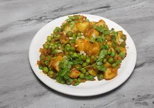 Aloo Matar Dry
