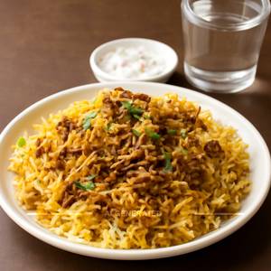 Zafrani Kheema Biryani (Half)