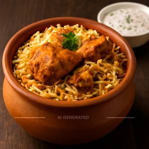Spl Chicken Biryani (handi)