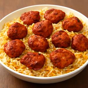 Chicken Tikka Biryani ( 16 Pcs )