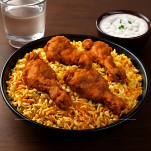 Chicken Fry Biryani [Serves 3]