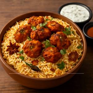 Zafrani Chicken 65 Biryani