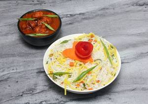 Gobi Manchurian Semi Gravy Combo