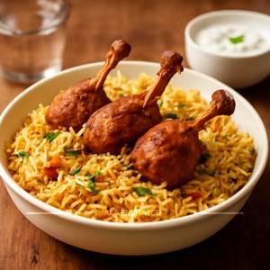 Chicken Lollipop Biryani
