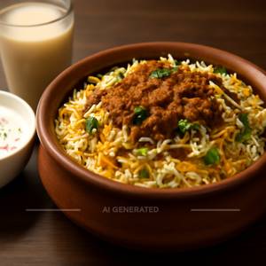 MUTTON KEEMA HANDI BIRYANI (2persons)