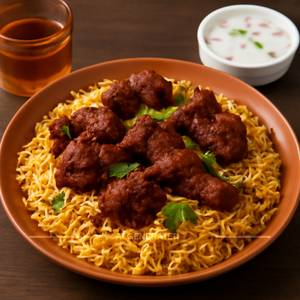 Mutton Ghee Roast Biryani