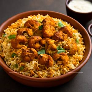 Zafrani Mushroom Biryani