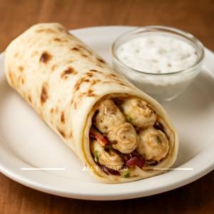 Malai Kebab Chicken Shawarma