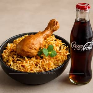 Chicken Biryani Single with Coke 200ml                   