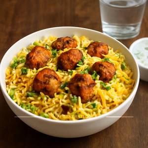 Zafrani Mushroom Biryani