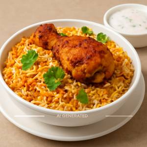 Zafrani Special Chicken Dum Biryani [Single]