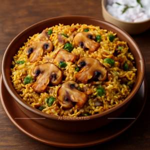 Mushroom Biryani