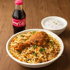 Chicken Biryani Single with Coke 200ml