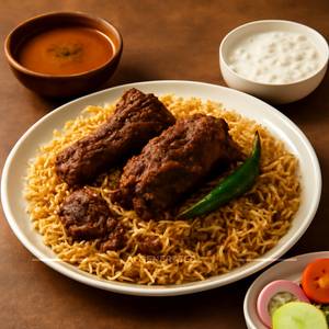 Mutton Fry Piece Biryani