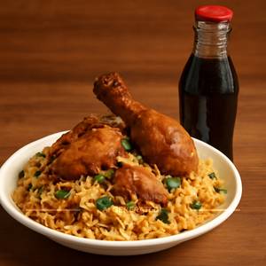 Goungra Chicken Biryani Full With 250ml Soft Drinl