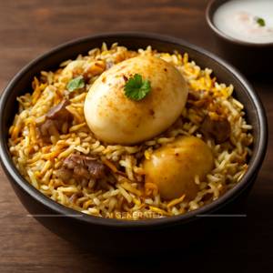 Kolkata Style Egg Biryani