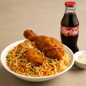 Chicken Fry Piece Biryani Single with Coke 200ml