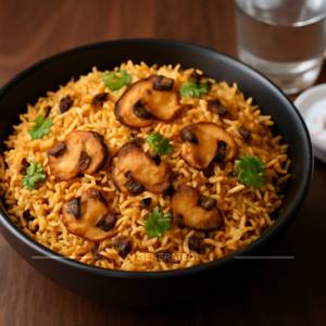 Mushroom Biryani