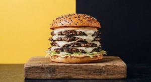 Quadruple OG Classic Lamb Smash Burger