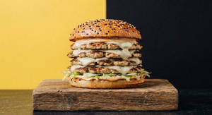 Quadruple OG Classic Chicken Smash Burger