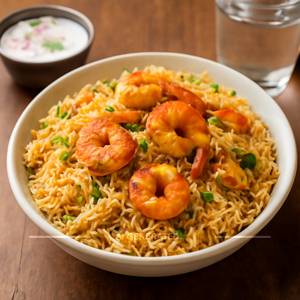 Double Prawns Biryani