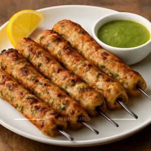 Chicken Garlic Kebab ( 8 Pcs )