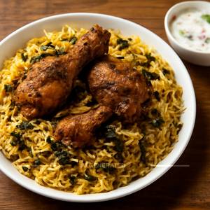 Gongura Chicken Fry Biryani